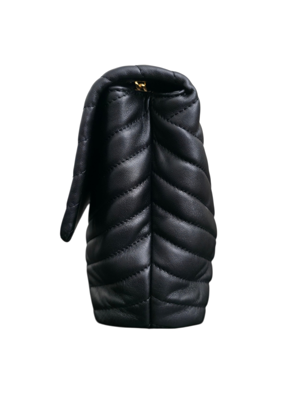 Tory Burch Kira Chevron Convertible Bag Black‎ Shoulder Chain Crossbody Leather - Picture 5 of 13